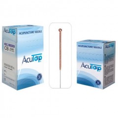 AcuTop akupunkturní jehly, typ CB, 0,20 x 15 mm, 100 ks