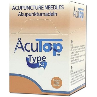 AcuTop akupunkturní jehly, typ KJ, 0,16 x 30 mm, 100 ks
