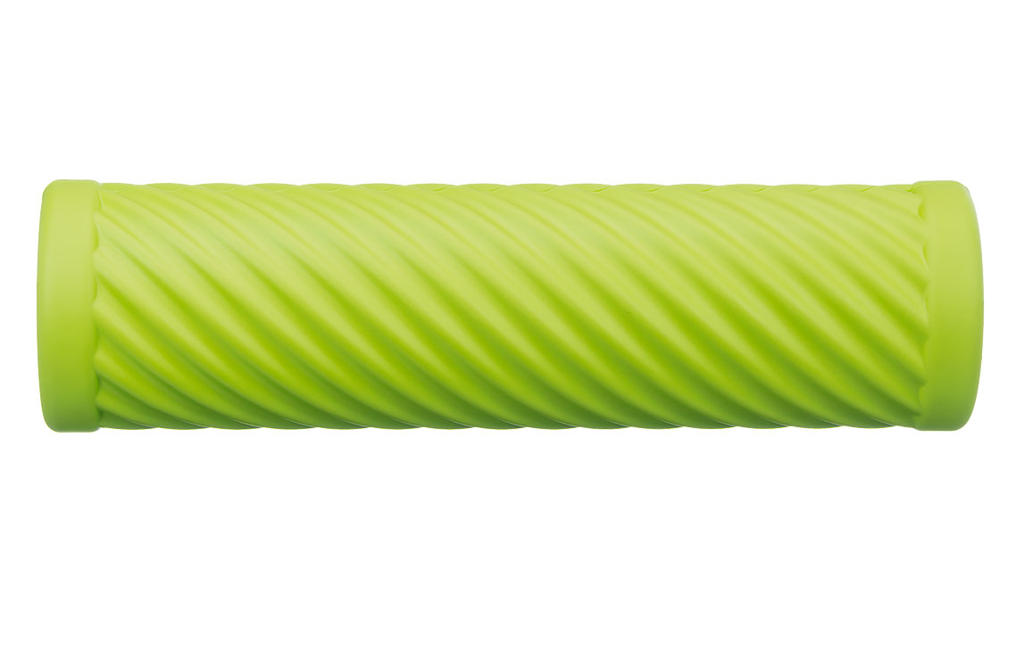 3D pohled - Cvičební válec pro fasciální trénink, s vlnami, limetkový