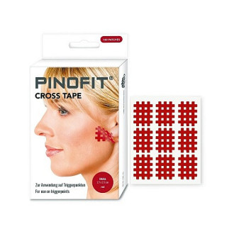 PINOFIT® cross tape, malý, 2,7 x 2,1 cm, 180 ks, červený