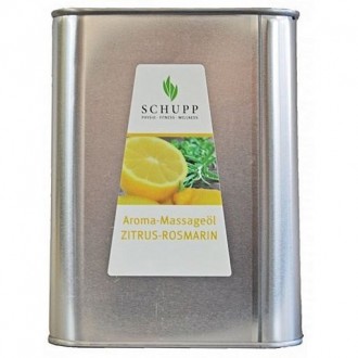 Aromatický masážní olej, Citrusy - Rozmarýn, 2,5 l